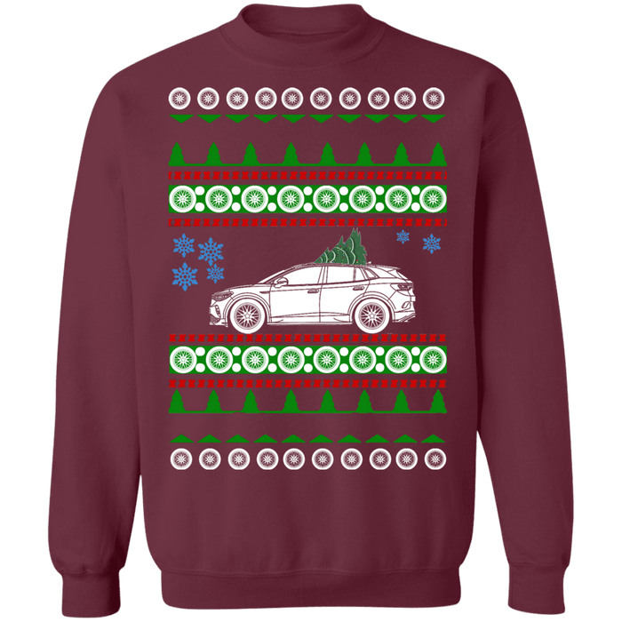 German Car ID4 Ugly Christmas Sweater Sweatshirt