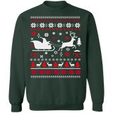 Santa Reindeer Ugly Christmas Sweater sweatshirt