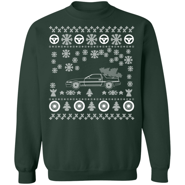 Car like a mk3 Supra ugly christmas sweater V2