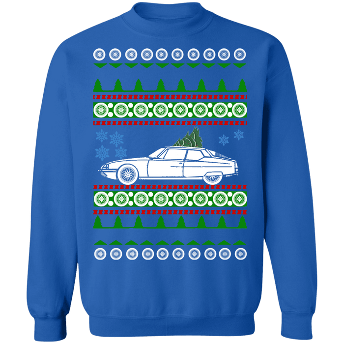 French Car like Citroen SM ugly Christmas Sweater Sweatshirt