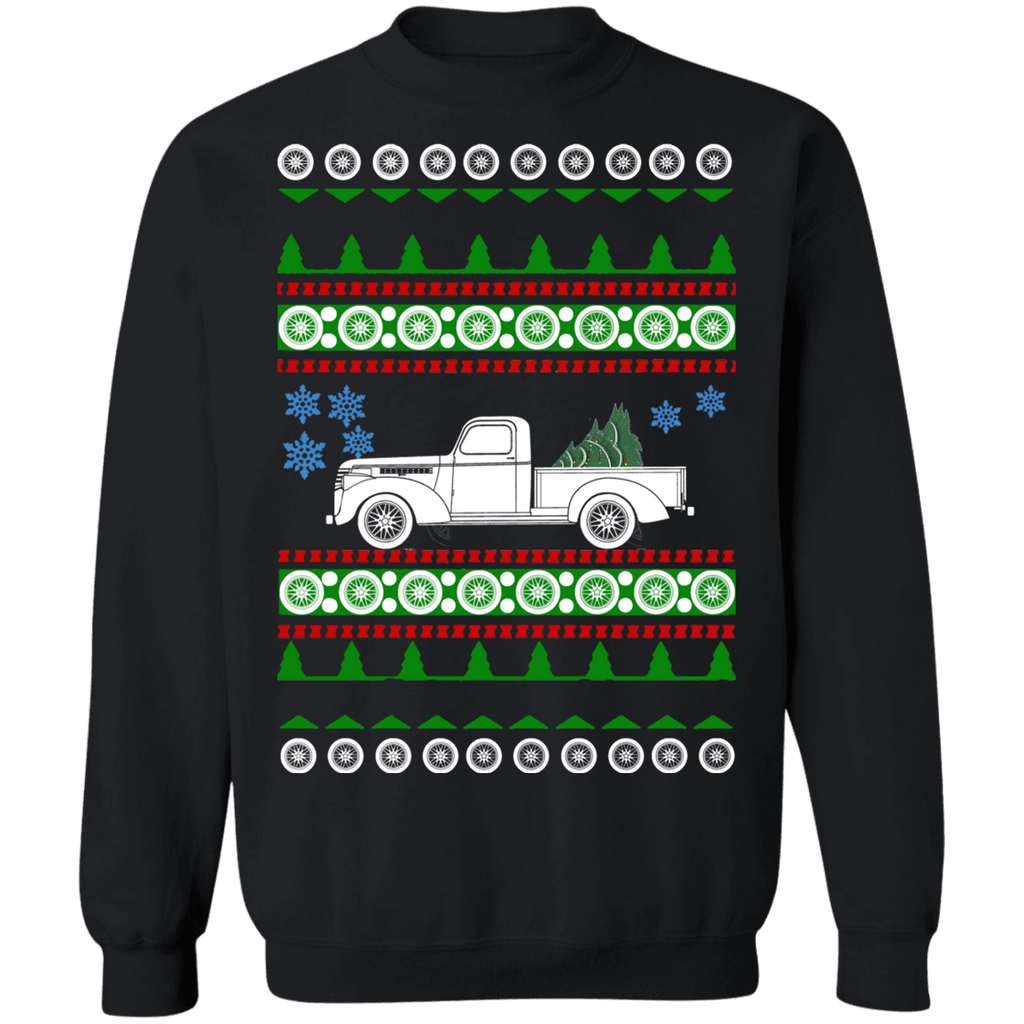 Chevy Truck 1940 Ugly Christmas Sweater