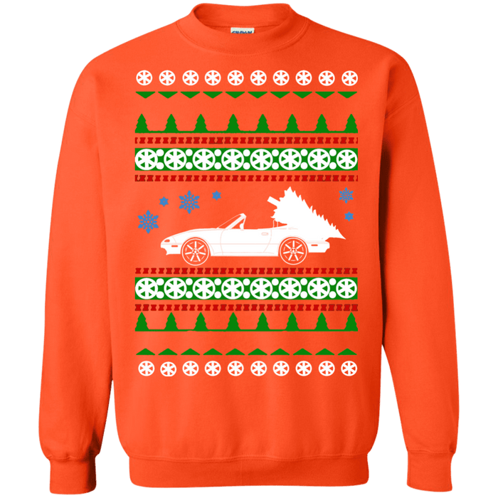 Mazda Miata Ugly Christmas Sweater crewneck NA sweatshirt