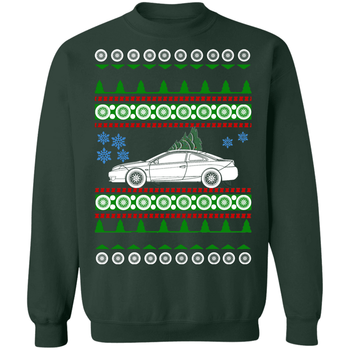 American Car Mercury Cougar 2001 Ugly Christmas Sweater Sweatshirt