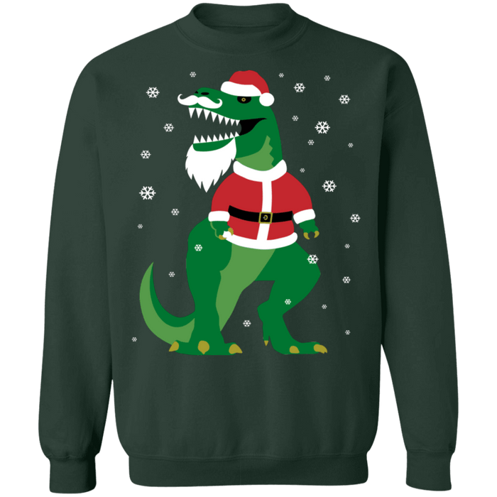 T-rex Santa Ugly Christmas Sweater sweatshirt