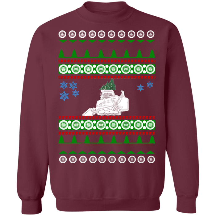 Bobcat Skidsteer ugly christmas sweater