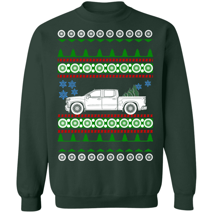 Truck like Chevy Silverado 2019 Ugly Christmas Sweater sweatshirt