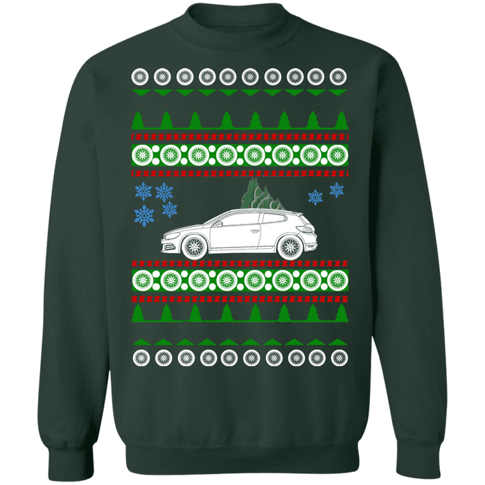 German car like a MK3 Scirocco Ugly Christmas Sweater Sweatshirt