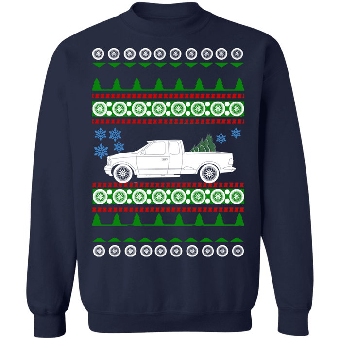 Truck 2002 Ford F150 Ugly Christmas Sweater Sweatshirt