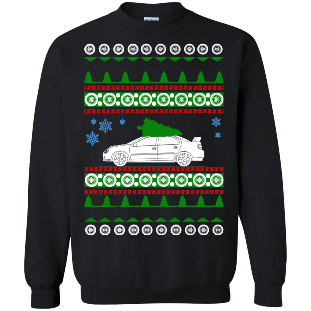american car or truck like a  Neon SRT-4 Ugly Christmas Sweater sweatshirt