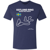Gotland Ring Grand Prix Circuit Track Series Tri-blend T-shirt