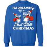 Great white christmas sweater hot sale