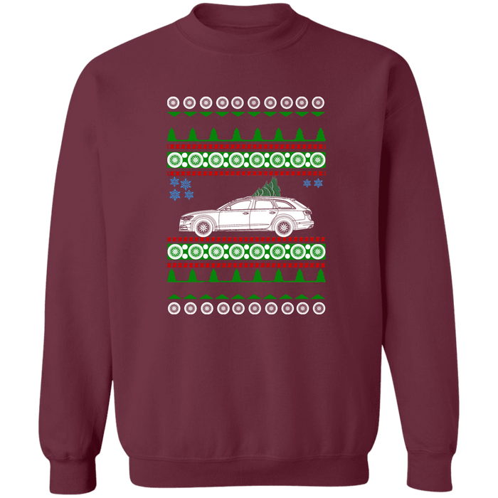 German Car like an Audi 2013  All Road Ugly Christmas Sweater Sweatshirt