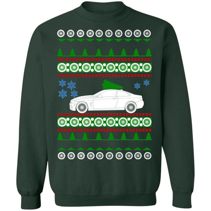 German Car Ugly Christmas Sweater BMW 435i sweatshirt