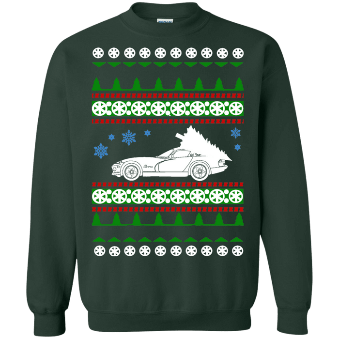 american car or truck like a  Viper Ugly Christmas Sweater sweatshirt