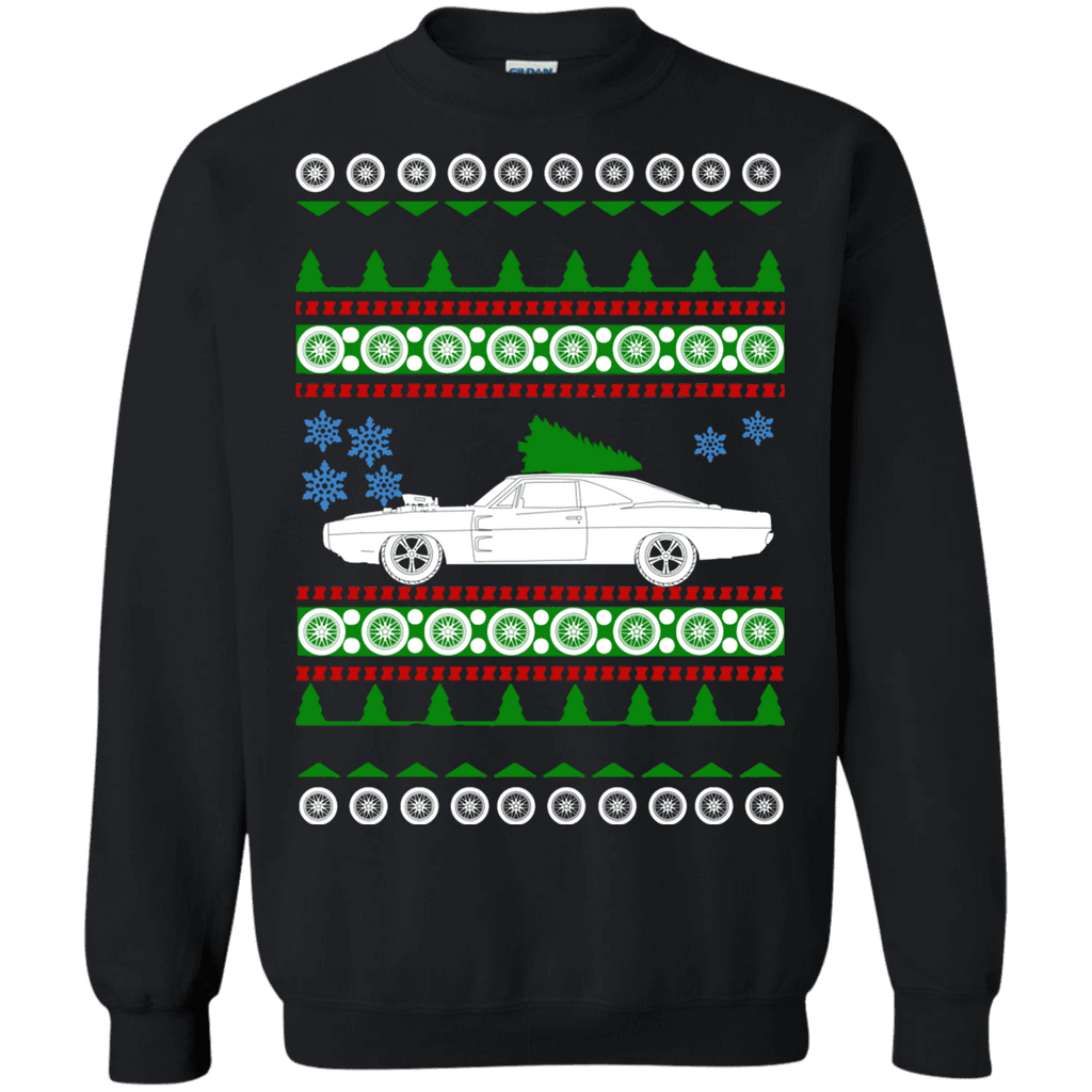 Fast n Furious style 1967 Charger Ugly Christmas Sweater sweatshirt