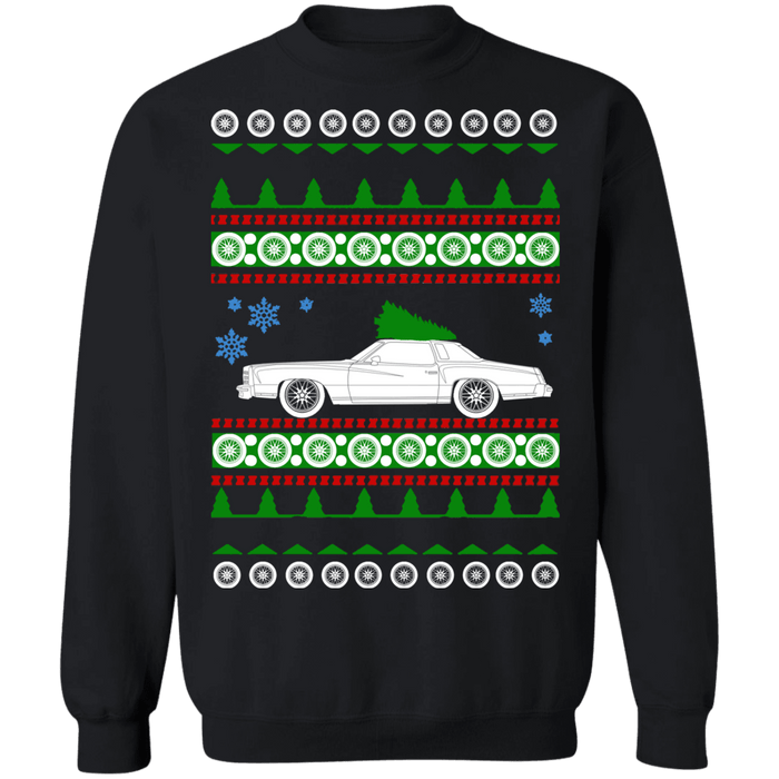 Hot Rod 1976 Monte Carlo Chevy Ugly Christmas Sweater sweatshirt