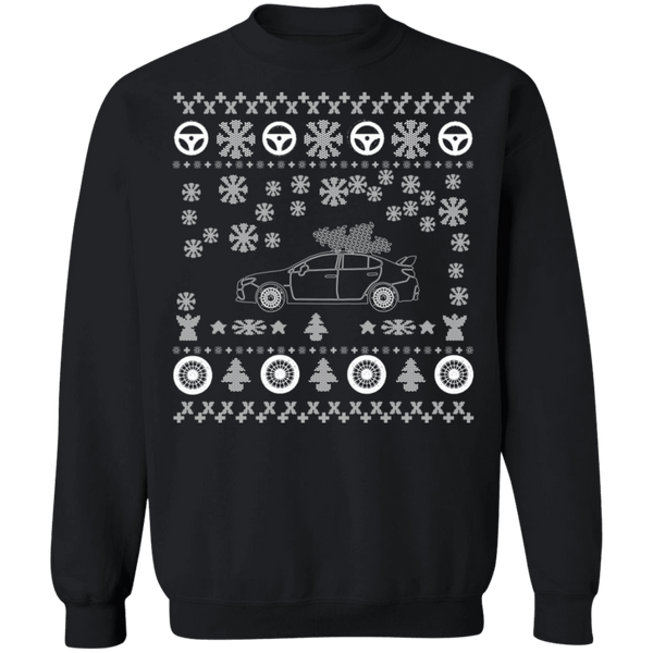 Japanese Car 2018 WRX STI V2 Ugly Christmas Sweater