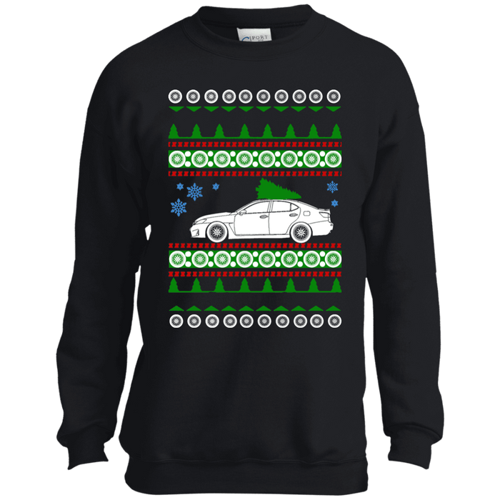 Lexus IS-F Youth Kids Ugly Christmas Sweater