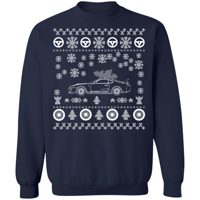 Toyota Supra Mk4 Ugly Christmas Sweater V2