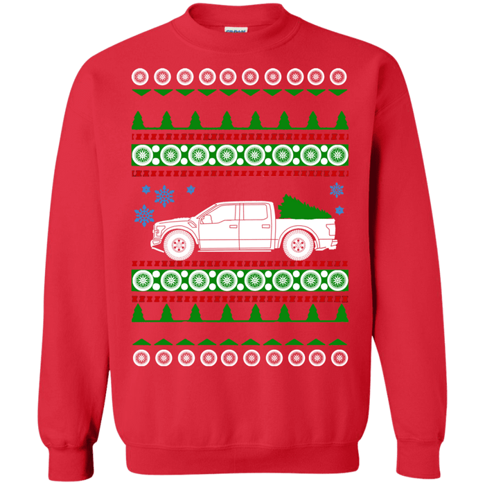 Raptor 2018 Supercab Ford Truck Ugly Christmas Sweater sweatshirt