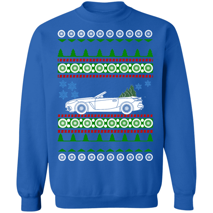 German Car BMW Z4 2019 Ugly Christmas Sweater Sweatshirt