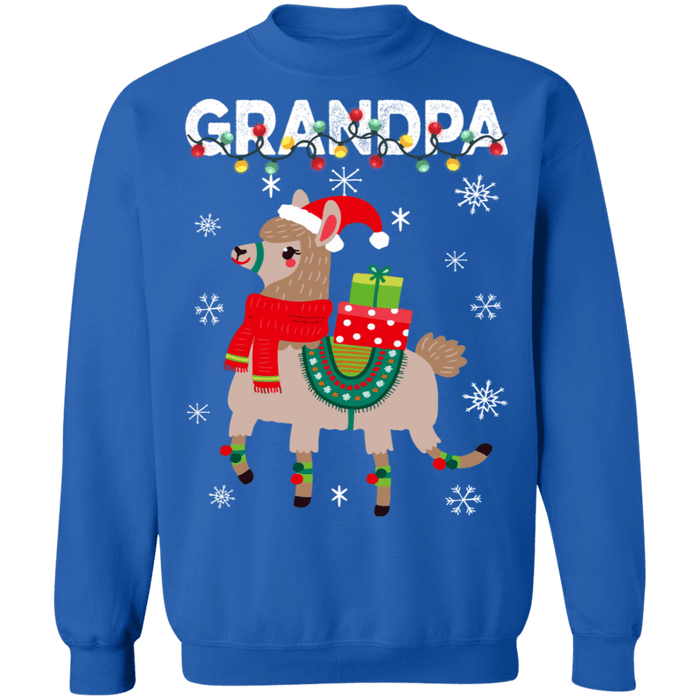 Grandpa Llama Ugly Christmas Sweater sweatshirt