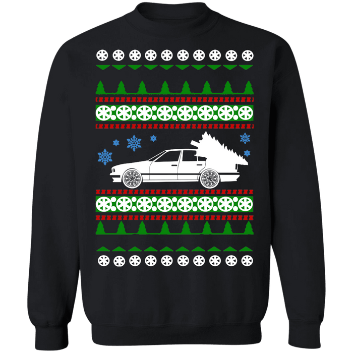 German Car Sedan BMW E34 M5 Ugly Christmas Sweater sweatshirt