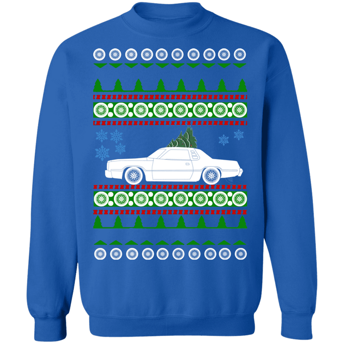 Hot rod like 4th gen american car or truck like a  Charger Ugly Christmas Sweater 1976