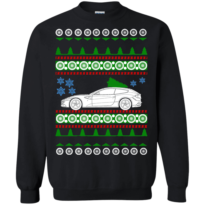 Exotic Car Ferrari FF Ugly Christmas Sweater sweatshirt