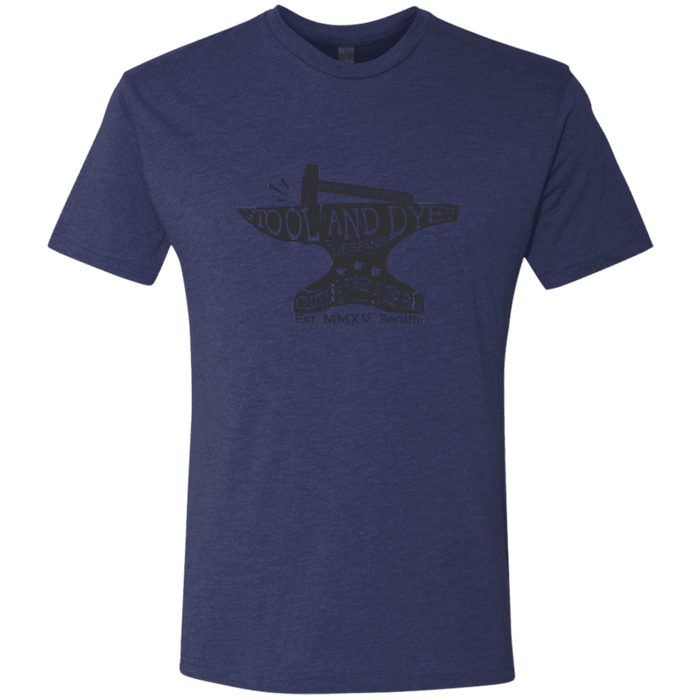 Pedal to the Metal black logo mens tri-blend