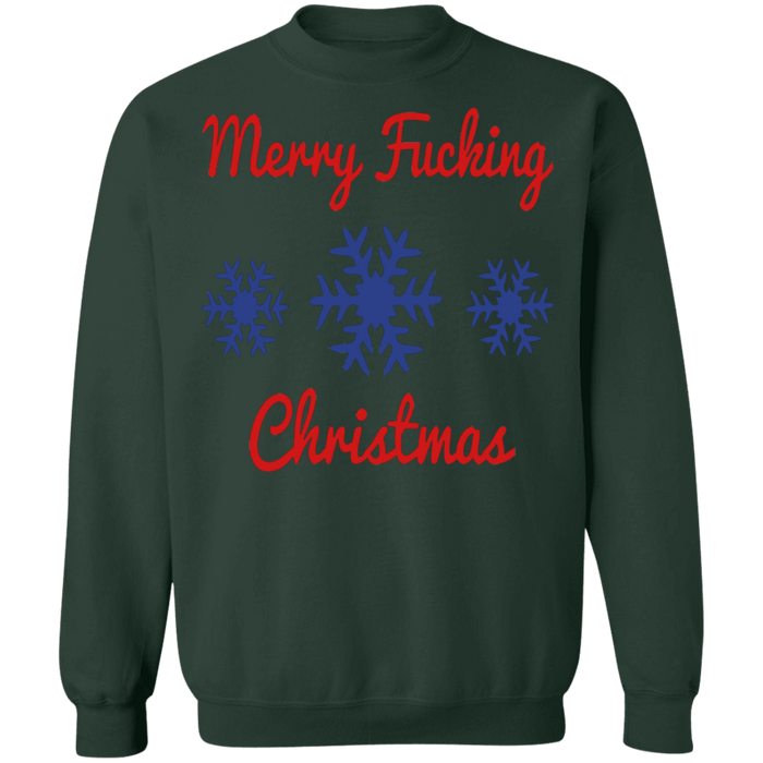 Merry Fucking Christmas Ugly Holiday Sweater sweatshirt