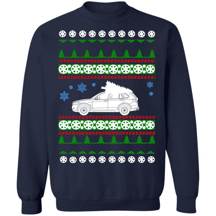 German Car SUV X5 BMW Ugly Christmas Sweater Sweatshirt sweatshirt