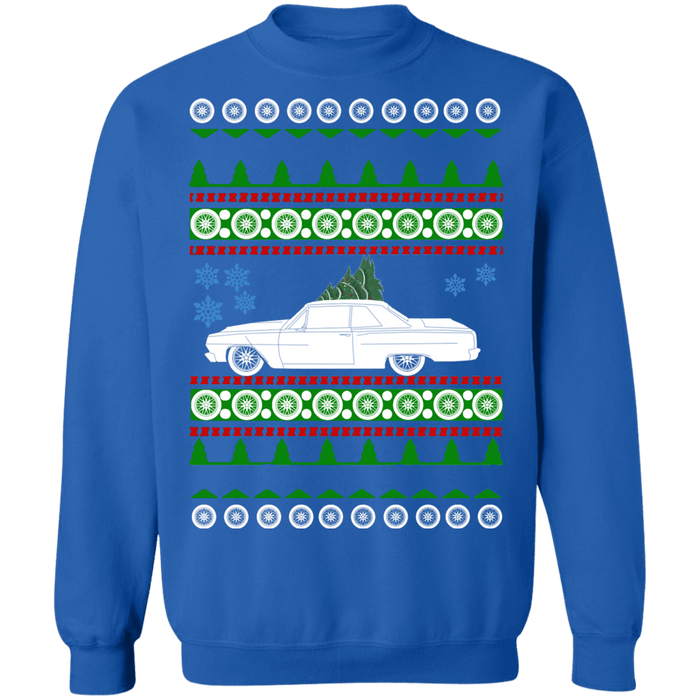 1965 Chevy Chevelle Malibu Ugly Christmas Sweater 1st generation