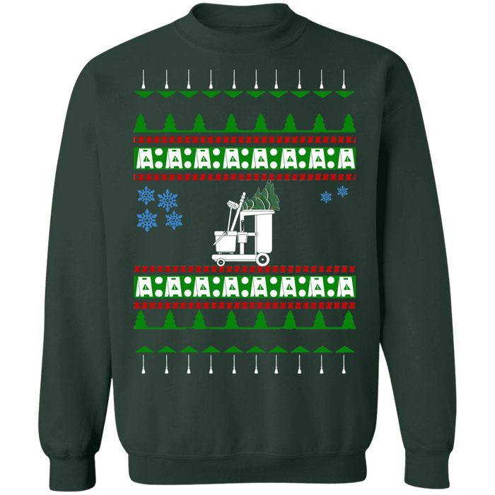 Janitor Housekeeper Ugly Christmas Sweater Sweatshirt