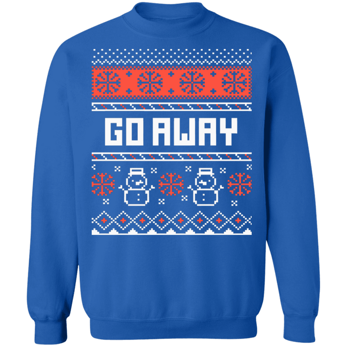 Go Away Grinch ugly christmas sweater sweatshirt