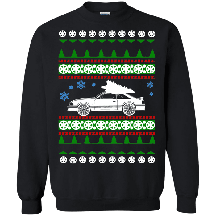 Ford Mustang FoxBody 1980s Ugly Christmas Sweater sweatshirt