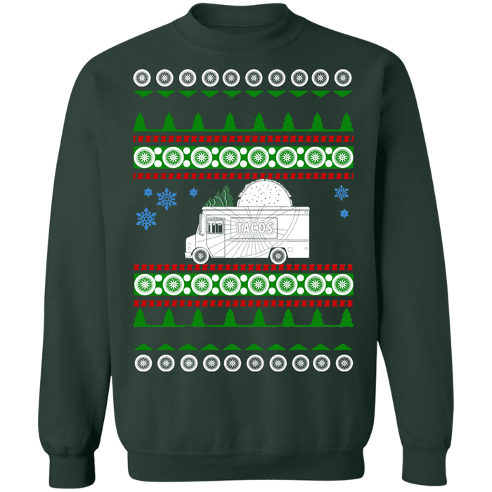 Taco Truck Food Truck Ugly Christmas Sweater sweatshirt