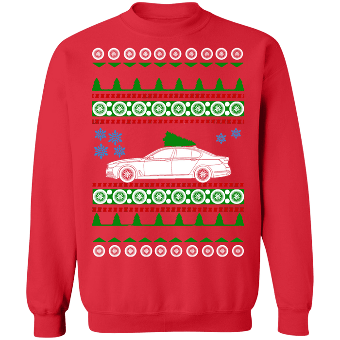 German Car Ugly Christmas Sweater BMW 7 Series sweatshirt