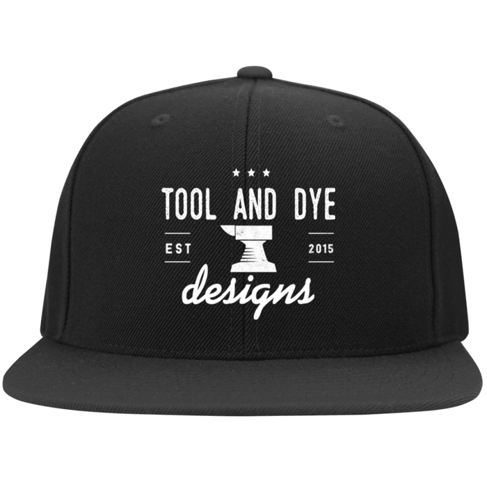 Classic Anvil Logo FlexFit Embroidered Hat-- Tool and Dye Designs