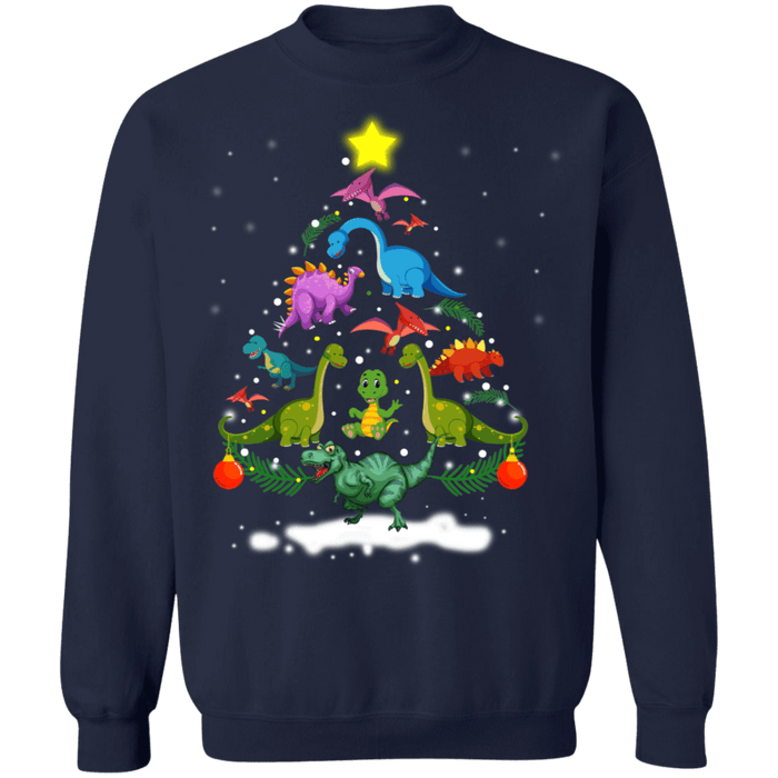 Dinosaur Tree Ugly Christmas Sweater sweatshirt