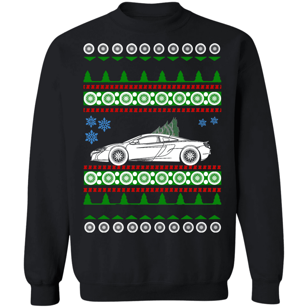 Exotic car Mclaren 650s Ugly Christmas sweater