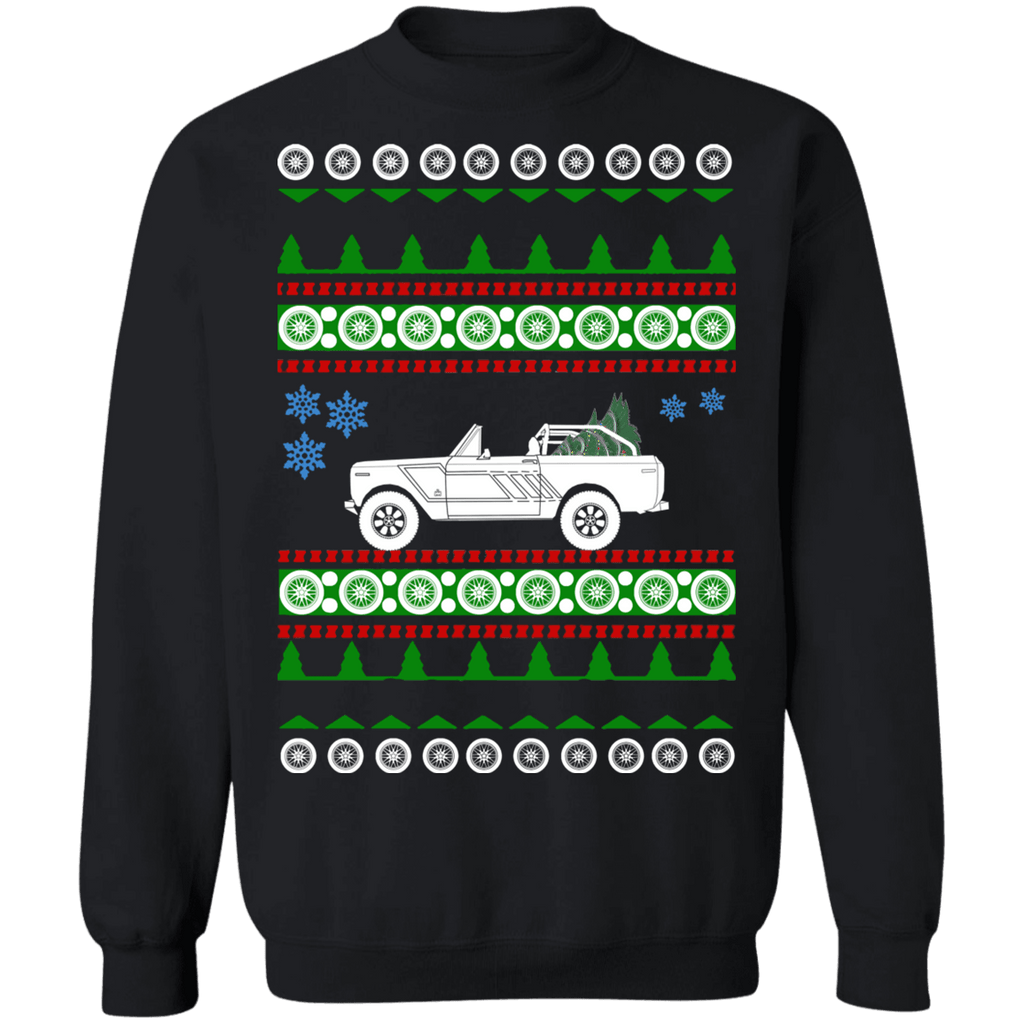 1979 International Harvester Scout 2 ugly christmas sweater