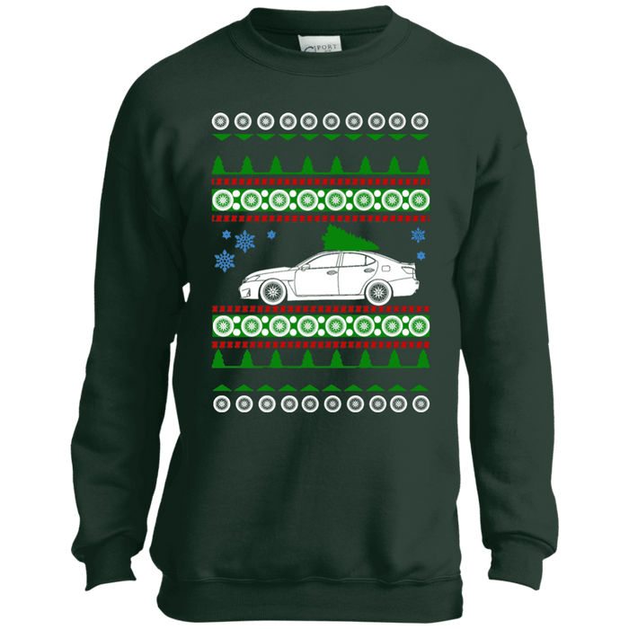 Lexus IS-F Youth Kids Ugly Christmas Sweater