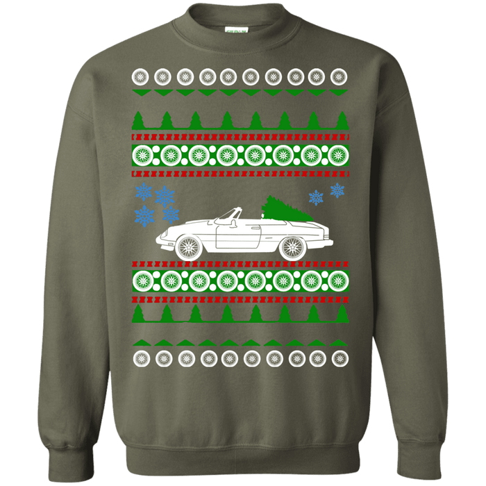 Alfa Romeo Spider 1988 Ugly Christmas Sweater sweatshirt