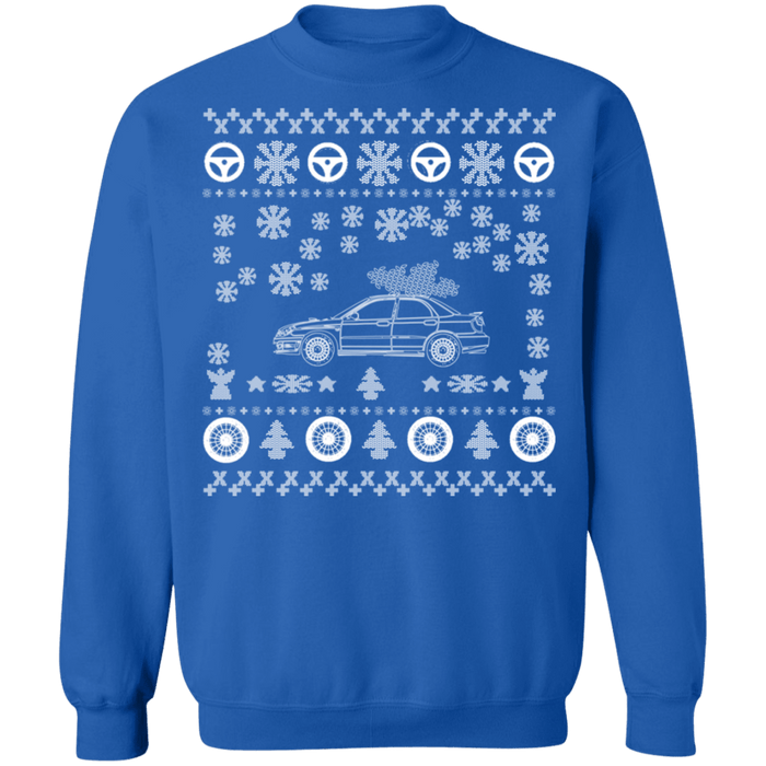 Japanese Car Hawkeye WRX STI V2 Ugly Christmas Sweater