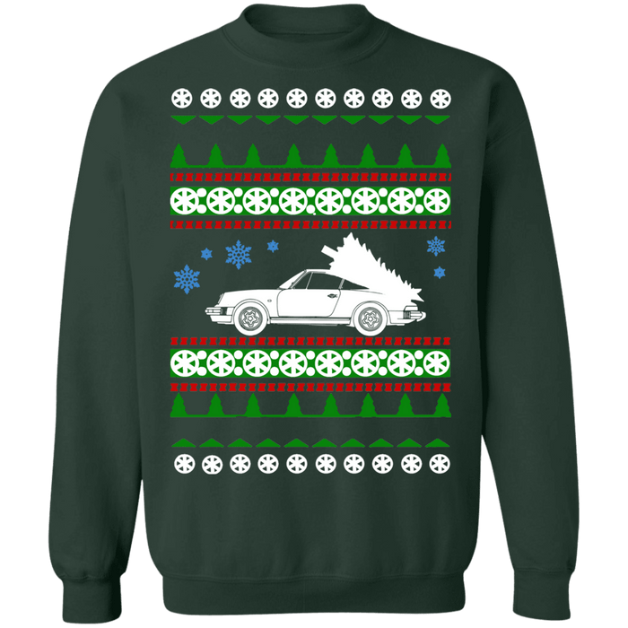 German Sports Car 911 Turbo 964 Ugly Christmas Sweater Sweatshirt sweatshirt