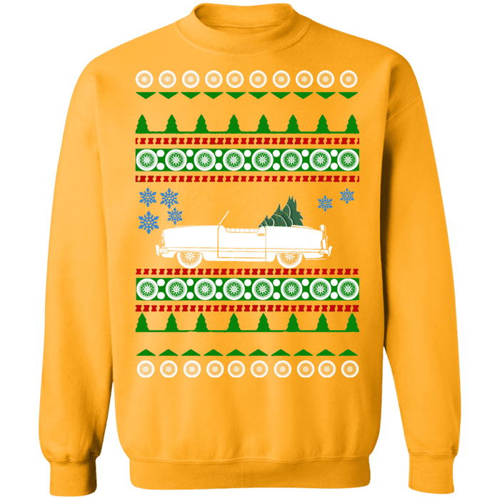 Car like Nash Metropolitan Ugly christmas sweater sweatshirt 1955