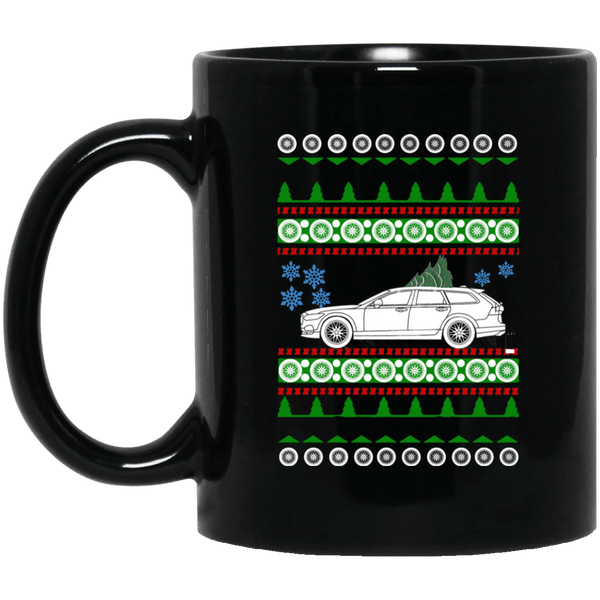 Volvo 2021 V90 Cross Country Ugly Christmas Sweater Mug