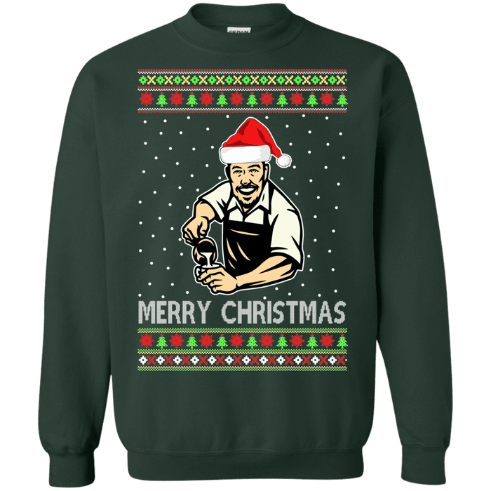 Barista Ugly Christmas Sweater sweatshirt