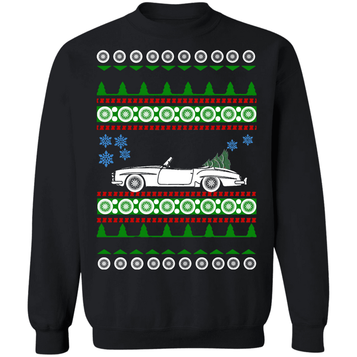 German Car 1959 Mercedes 190 SL Ugly christmas sweater